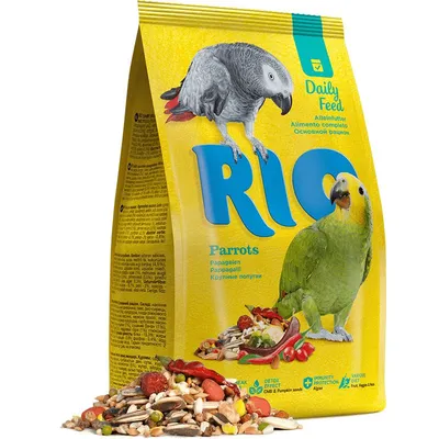 RIO Яичный корм для средних и крупных попугаев 250 гр. | Интернет-магазин  товаров для животных MoeZoo.Ru