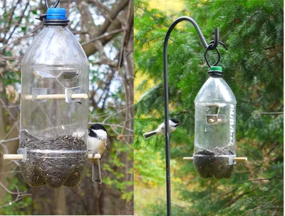 Самодельная Кормушка для Птиц из пластиковой бутылки своими руками - YouTube