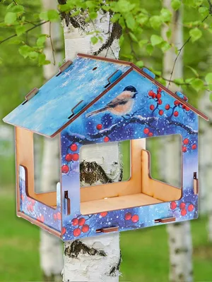 Как сделать простую деревянную кормушку для птиц - YouTube