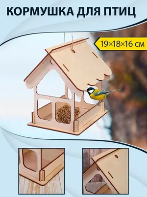 Деревянная кормушка-конструктор для птиц «Избушка» своими руками, 18 × 19 ×  21 см, Greengo (3104100) - Купить по цене от 135.00 руб. | Интернет магазин  SIMA-LAND.RU