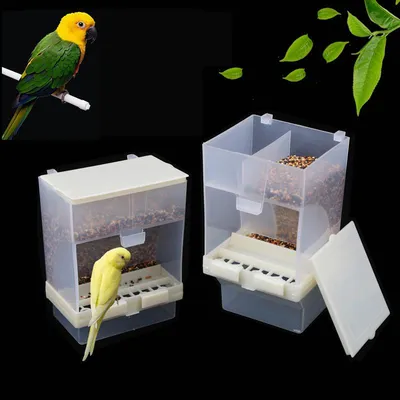 Купить Съемная кормушка для домашних животных, контейнер для птиц,  подвесная автоматическая кормушка для попугаев, кормушка для птиц | Joom