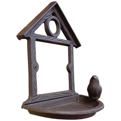 Кормушка для птиц на окно на присосках - съемный лоток 21х20х15 см - купить  с доставкой по выгодным ценам в интернет-магазине OZON (1228122462)