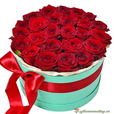 Коробка с розами №2844 (С) заказать с доставкой в Новороссийске в интернет  магазине цветов Роз Новоросс