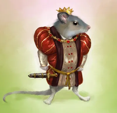 Иллюстрация Король крыс в стиле game dev | Illustrators.ru