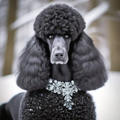 Найден черный Королевский пудель на Бродокалмакском тракте, Челябинск |  Pet911.ru