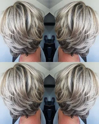 Love the color and cut | Long hair styles, Medium hair styles, Short hair  syles