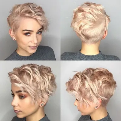 Удлиненное пикси - идеальная стрижка для женщин 45+ | Stylish short hair,  Half shaved hair, Pixie haircut