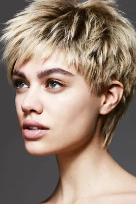 Короткие стрижки для жестких волос пять | Short textured hair, Short  textured haircuts, Textured haircut