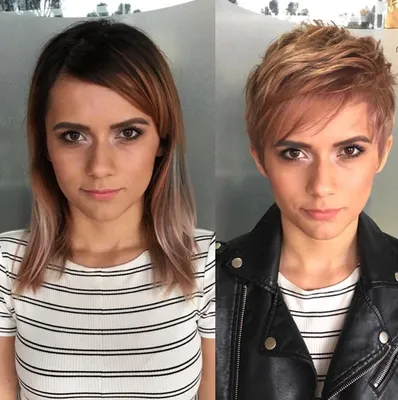 Как короткая стрижка меняет внешность: 10 эффектных фото до и после