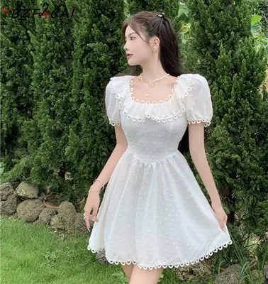 Платье крестьянка белое женское на лето купить в Москве интернет магазин  платьев