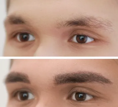 Мужские брови: виды, как должны выглядеть, фото до и после коррекции