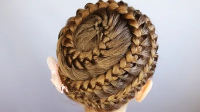 Корзиночка #hair #braid | Милые прически, Идеи причесок, Прически