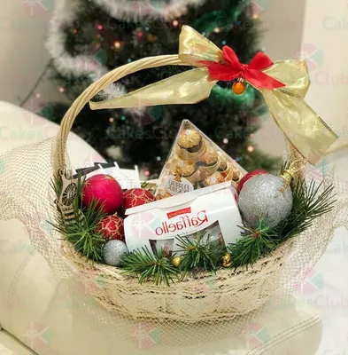 Подарочная корзина «Детский Новый год» — магазин подарков Макс-ГИФТ