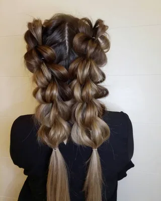 Коса из резинок)) @... - Плетение кос,французские косички. | Facebook