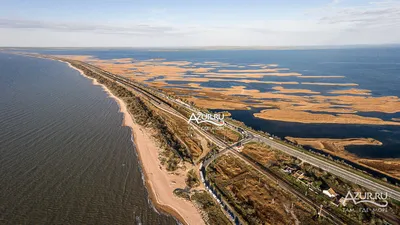 Коса черного и азовского моря - 72 фото