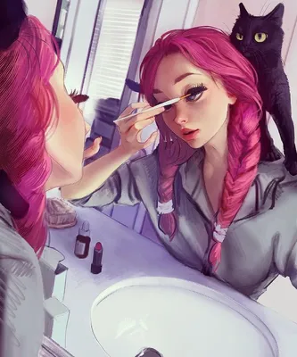 Кошачий макияж (ФОТО) - создание загадочного образа с помощью макияжа -  trendymode.ru