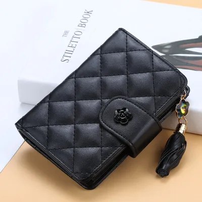 RFID Blocking Women Leather Wallets Bifold Zipper Card Holder Mini Purse  Handbag | eBay