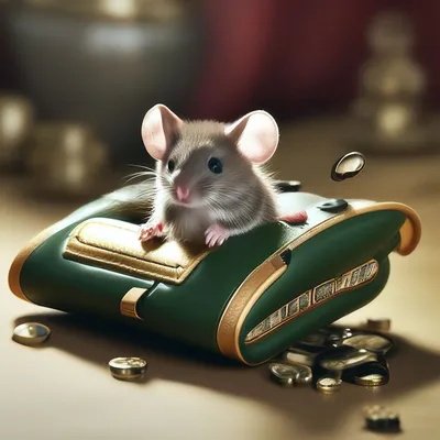 Мышь с ложкой кошельковая купить в интернет магазине в Москве