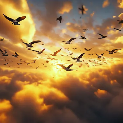Гигантская стая ворон в небе над Пятигорском напомнила горожанам конец света