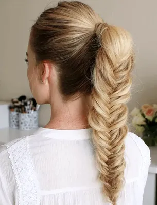 Коса Рыбий хвост💚Косички💚Прически своими руками💚 Braids💚Pigtails  💚Braid fishtail | LiliaLady777 | Дзен