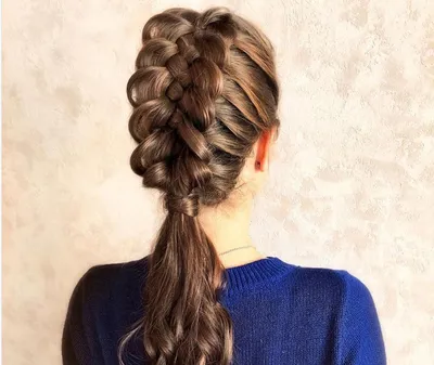 Как сплети косу Рыбий хвост ▻ Пошаговые ФОТО и ВИДЕО схемы | Prom  hairstyles for long hair, Long hair styles, Hair beauty