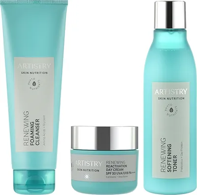 Amway Artistry Skin Nutrition (foam/125ml + ton/200ml + cr/50g) - Набор  \"Обновление и реактивация. Дневной уход\": купить по лучшей цене в Украине |  Makeup.ua