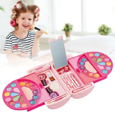 Набор детской декоративной косметики для девочки в чемодане 30 предметов,  единорог - купить с доставкой по выгодным ценам в интернет-магазине OZON  (1133910954)