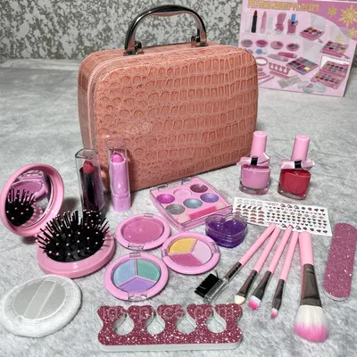 Детская косметика для девочек наборы в чемоданчике для детей - купить с  доставкой по выгодным ценам в интернет-магазине OZON (259254123)