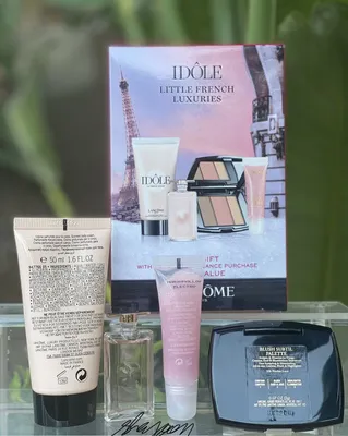 Lancome Idole Little French Luxuries Set Perfum, Lotion, Juicy Tube Gloss,  Blush | eBay