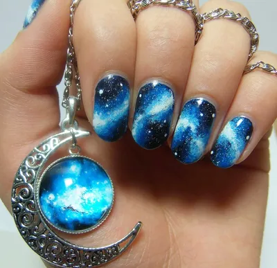 Galaxy Nails: завораживающий космический маникюр | ШКОЛА КРАСОТЫ  «ИНТЕРИМИДЖ» | Дзен