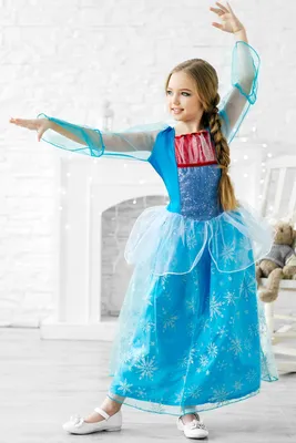Детский костюм Эльза Холодное Сердце для девочки купить в интернет магазине