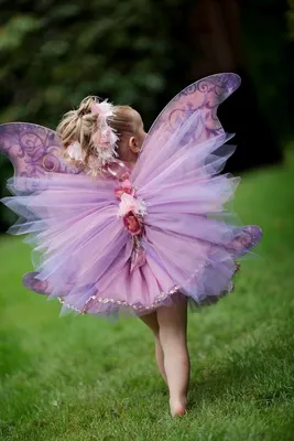 Костюм феи для взрослых и детей, одежда ангела, крылья бабочки, Женская  юбка для косплея, комплект с повязкой на голову, вечерний костюм принцессы  для девочек | AliExpress