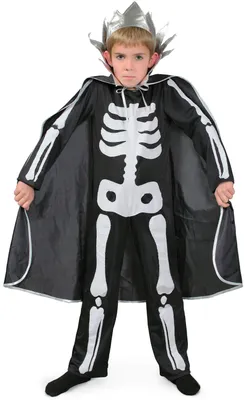 Костюм Кащея, детский карнавальный костюм Кощея Бессмертного, костюм Кащея  детский, размер S, рост 116-122 см, Карнавалия