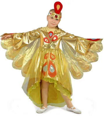 Детский костюм золотой Жар Птицы купить в Петропавловск-Камчатском -  описание, цена, отзывы на Вкостюме.ру