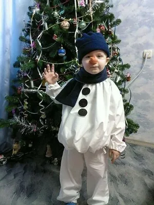 Детский маскарадный костюм Снеговик Снежок 1037 к-18 для мальчика купить в  интернет магазине