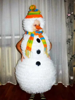 Новогодний костюм Снеговика для мальчика детский m2044 купить в  интернет-магазине - My-Karnaval.ru, доставка по России и выгодные цены