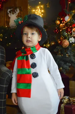 Костюм снеговика для мальчика новогодний детский m2024 купить в  интернет-магазине - My-Karnaval.ru, доставка по России и выгодные цены