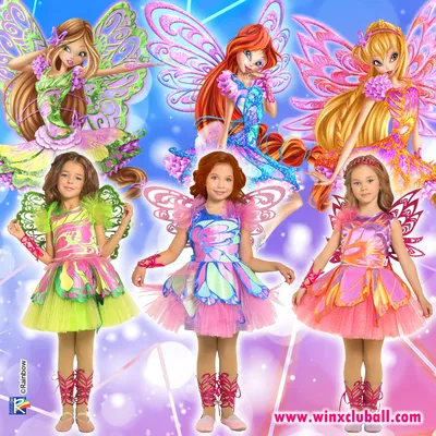 Winx Club Butterflix costumes [Russia] - Winx Club All