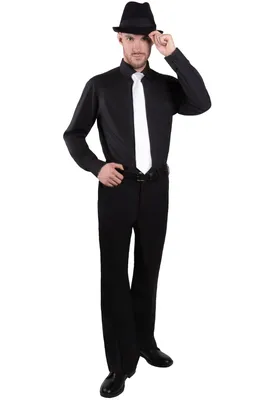 Костюм Чикаго 20-30-е годы (черное) взрослый California Costumes 29703160  купить в интернет-магазине Wildberries