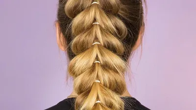 Французские косы на волосы средней длины без челки на сайте theYou