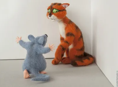 Кот + мышь. гибрид» — создано в Шедевруме