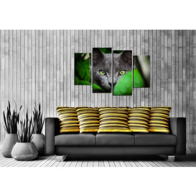 Картинка Черная кошка с зелеными глазами » Кошки » Животные » Картинки 24 -  скачать картинки бесплатно