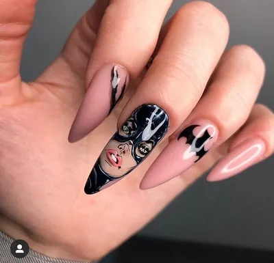 Женщина-кошка на ногтях | Nails, Nails inspiration, Beauty