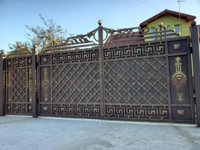 Кованые ворота: Распашные ворота (Цена:10500грн) Одесса