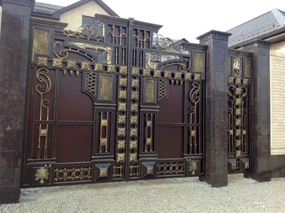 Кованые ворота в Краснодаре цена, фото - \"Кузница Юга\"