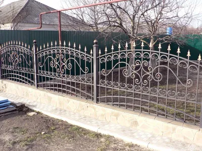 Кованый забор для дома №2472