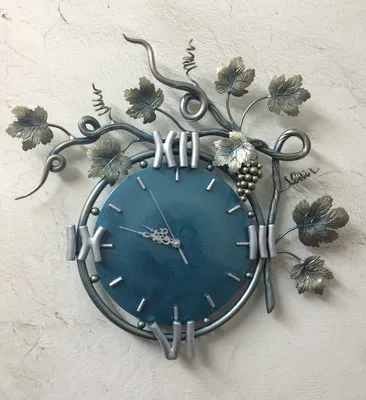 Настенные часы НЧ-0006 — Купить кованые настенные часы в Москве недорого