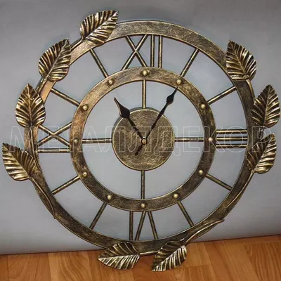 Настенные часы Весна — Купить кованые настенные часы в Москве недорого
