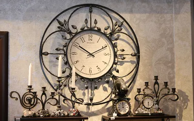 Круглые кованые настенные часы TOMAS STERN 9066 9066 | Купить в Москве |  Настенные часы, Большие настенные часы, Часы
