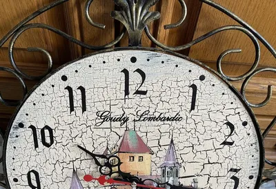 Круглые кованые настенные часы TOMAS STERN 9007 9007 | Купить в Москве